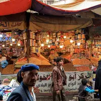 عکس/ تصاویر زیبایی از جریان زندگی در بازارهای یمن
