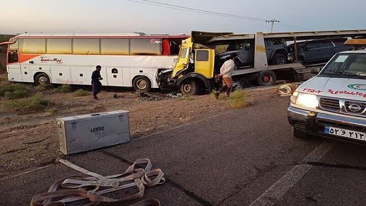 حادثه برای زائران هرمزگانی کربلا در خوزستان با ۶ مصدوم
