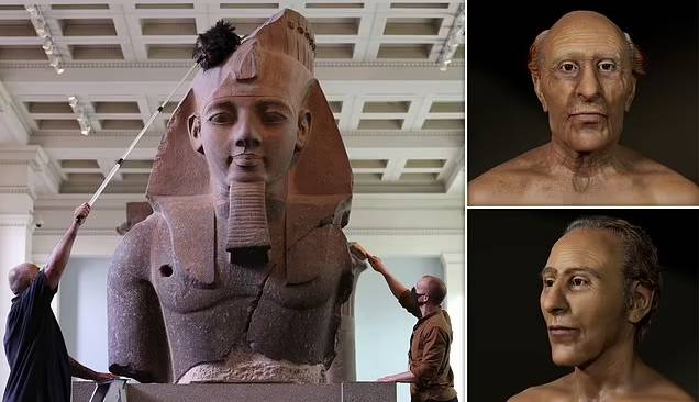 4 گوشه دنیا/ بازسازی چهره قدرتمندترین فرعون مصر باستان