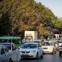 ترافیک سنگین در اطراف میدان آزادی و بزرگراه شهید چراغچی مشهد
