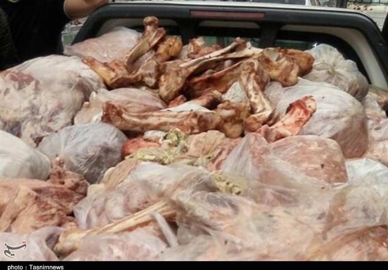 کشف ۲۲ تُن گوشت فاسد قبل از عرضه به بازار در غرب تهران