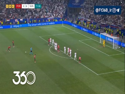 کاشته رونالدو به بیرون رفت در دقیقه 72 بازی؛ پرتغال 0-0 اسلوونی