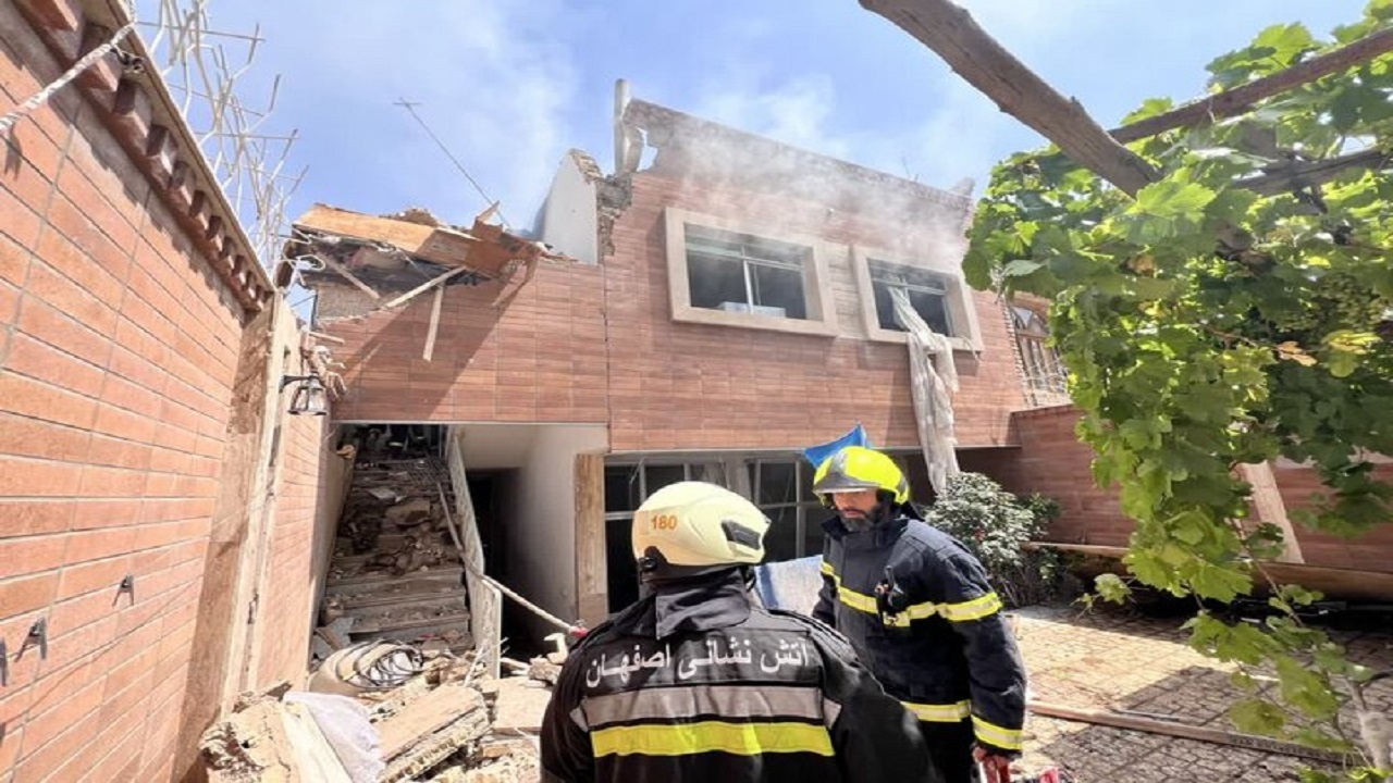 انفجار منزل مسکونی در خیابان آتشگاه اصفهان