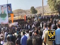 تشییع پیکر مطهر سرباز شهید «فرهاد جلیل پیران» در شهرستان لردگان