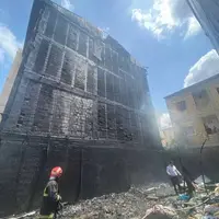 حریق یک ساختمان در رشت بر اثر پی آتش‌زدن ضایعات