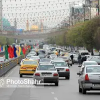 ترافیک سنگین در برخی از معابر شهر مشهد