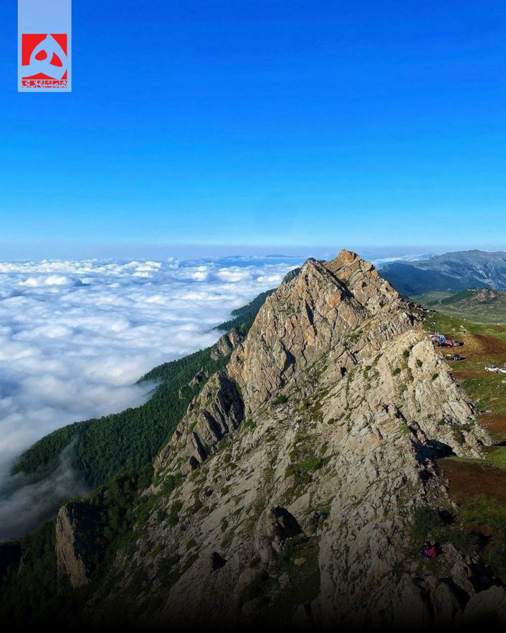 ارتفاعات اوپرت، مرز بین استان سمنان و مازندران