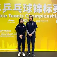 صعود دختر پینگ‌پنگ‌باز گلستانی به یک‌هشتم پایانی قهرمانی آسیا