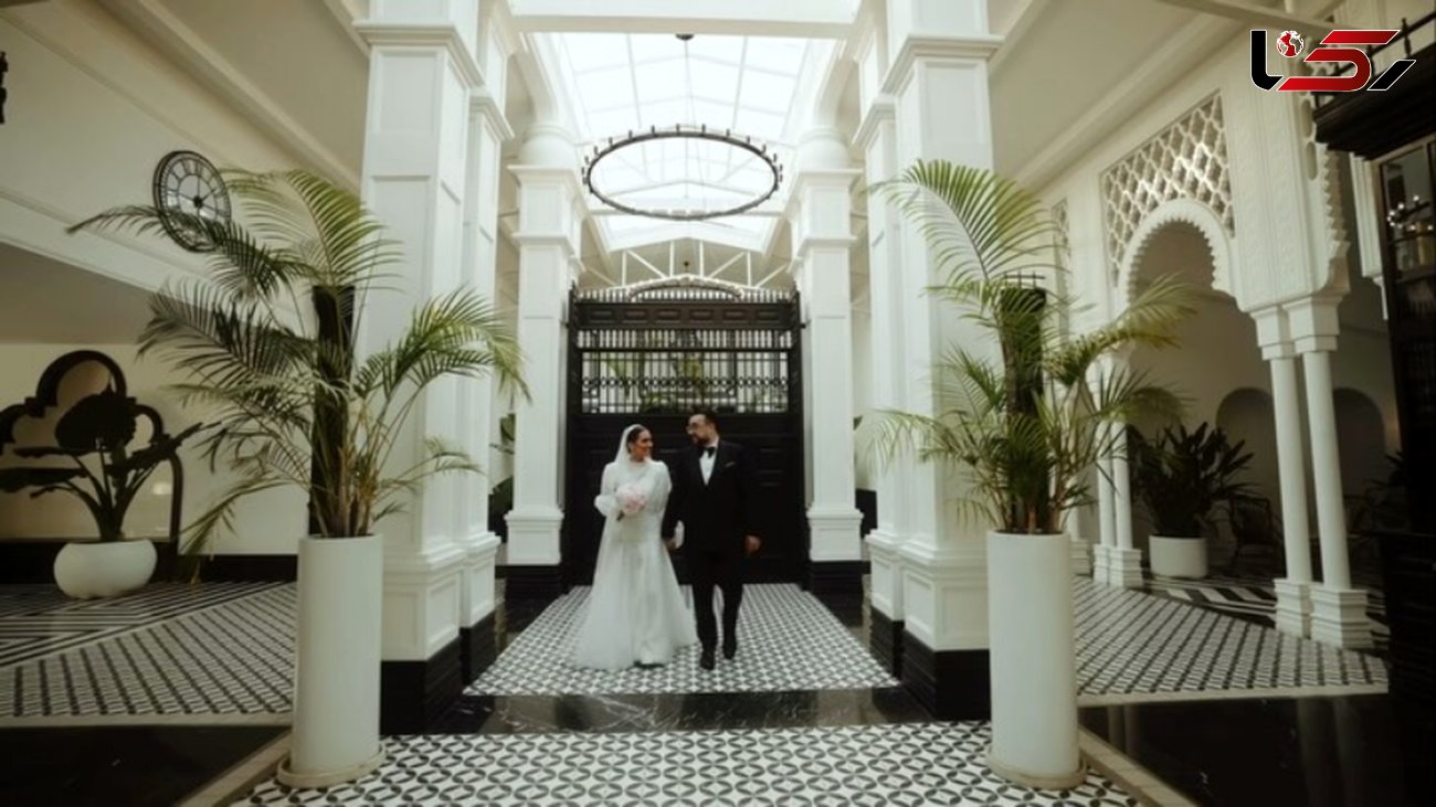 اولین ویدیو از مراسم عروسی سپند امیرسلیمانی و مونا کرمی