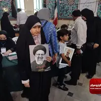 عکس/ حال و هوای انتخابات در حسینیه ارشاد 