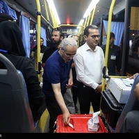 عکس/ صندوق های سیار اخذ رای در تهران
