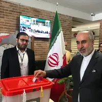 عکس/ تصاویری از رای دادن مقامات وزارت امور خارجه در مرحله دوم انتخابات ریاست جمهوری 