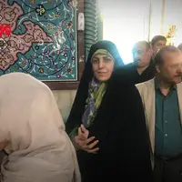 عکس/ شهیندخت ملاوردی، دستیار ویژه روحانی در امور حقوق شهروندی در حسینیه ارشاد 