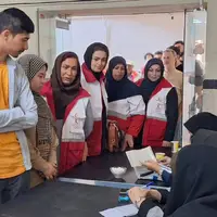 عکس/ مشارکت اعضای جمعیت هلال احمر در انتخابات در نقاط مختلف کشور
