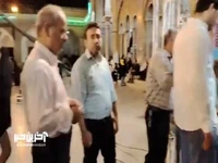 صف شبانه انتخاباتی مردم شهرری در آستان حضرت عبدالعظیم(ع)