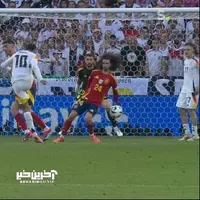 داستان صحنه جنجالی بازی آلمان - اسپانیا