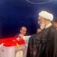 پورمحمدی در مصلی مهرشهر کرج رای داد