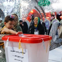 عکس/ رای‌گیری انتخابات در امام‌زاده صالح