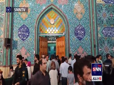درب‌های ورودی حسینیه ارشاد با پایان زمان قانونی رأی‌گیری بسته شد