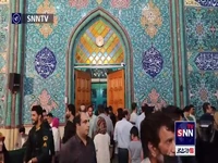 درب‌های ورودی حسینیه ارشاد با پایان زمان قانونی رأی‌گیری بسته شد