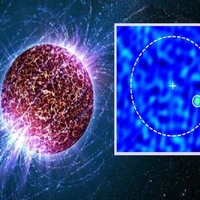 رصد یک ستاره نوترونی که به سرعت در حال چرخش است