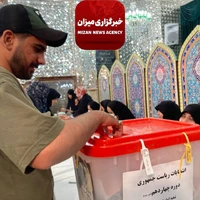 عکس/ دقایق پایانی انتخابات ریاست جهموری در امامزاده صالح