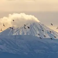 تصویری از قله زیبای دماوند  