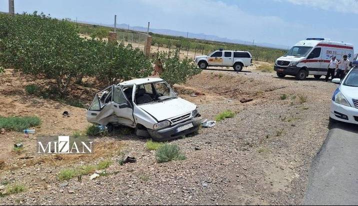 هفت مصدوم بر اثر واژگونی پراید در جاده سمنان به دامغان