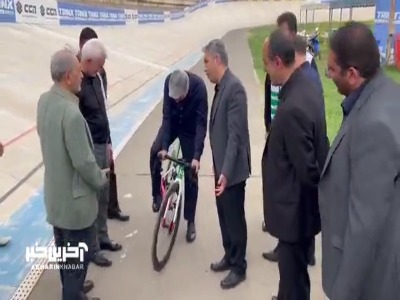 دوچرخه سواری هاشمی بعد گفت و گو با دوچرخه سوار المپیکی