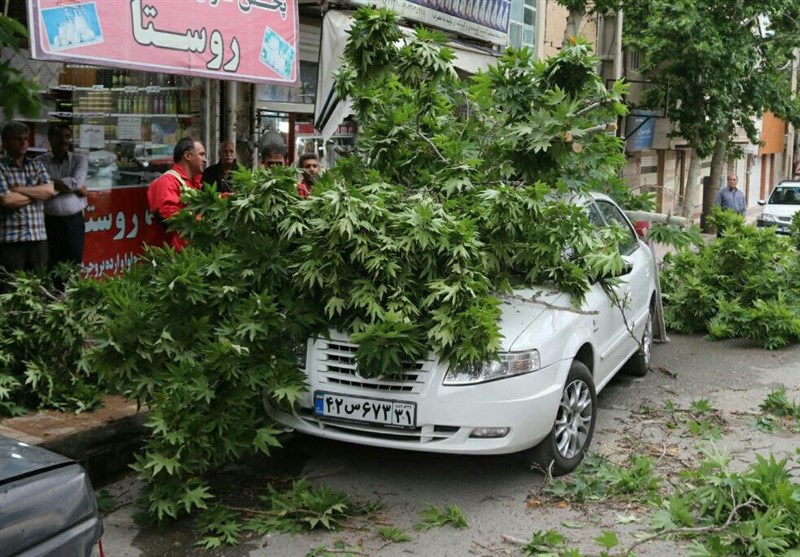 تهرانی‌ها مراقب تندباد شدید باشند