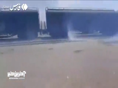 مهار آتش‌سوزی در محوطهٔ تخلیه‌ بار راه‌آهن سمنان