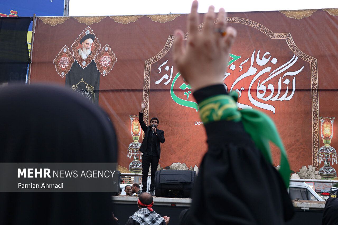 عکس/ اجتماع بزرگ عزاداران حسینی در آمل