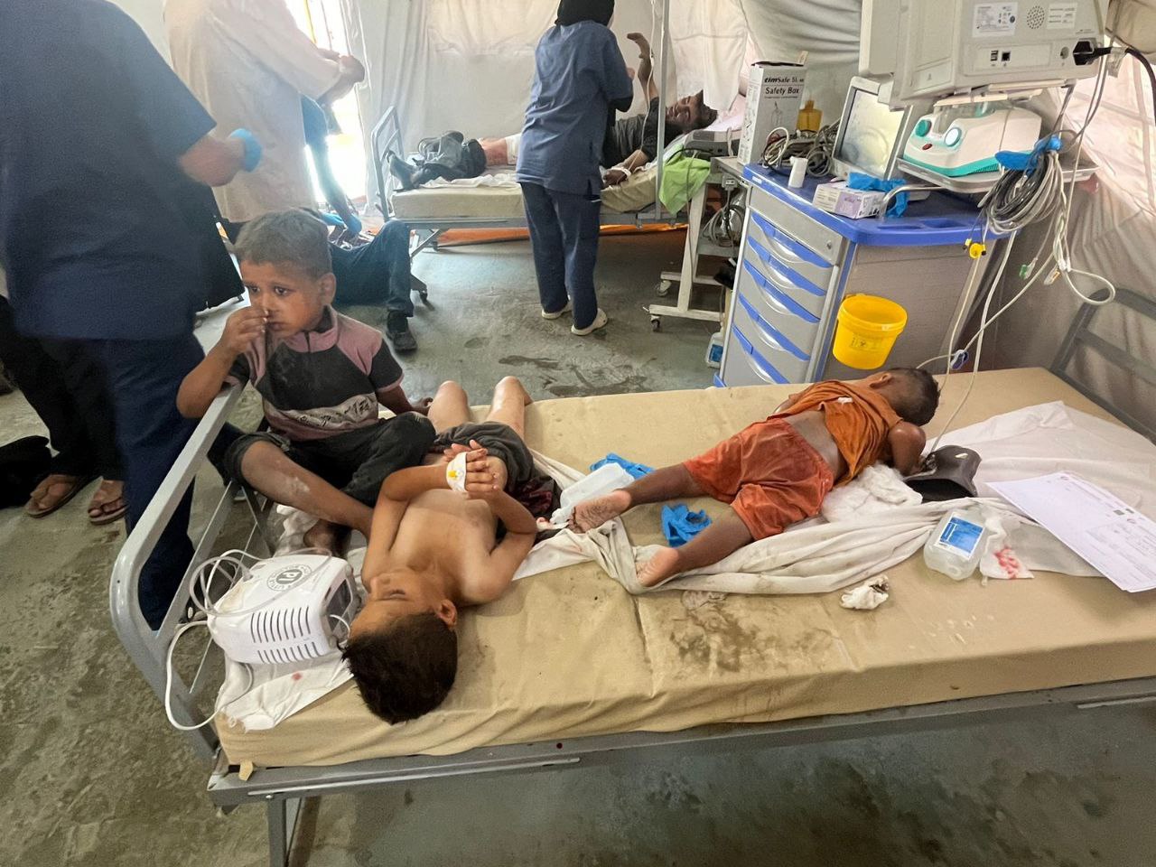 عکس/ تصاویر دلخراش از جنایت امروز صهیونیست ها در خان‌یونس! (18+)