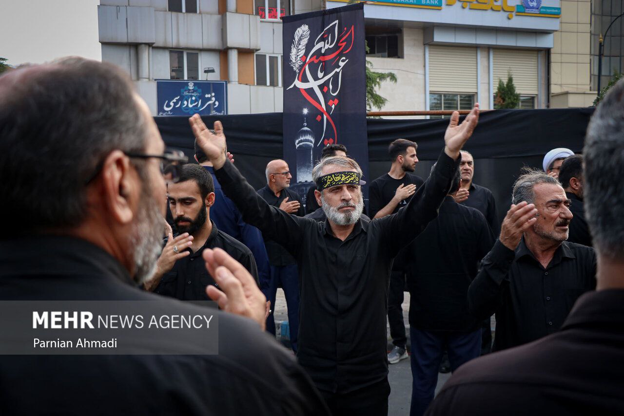عکس/ اجتماع بزرگ عزاداران حسینی در آمل