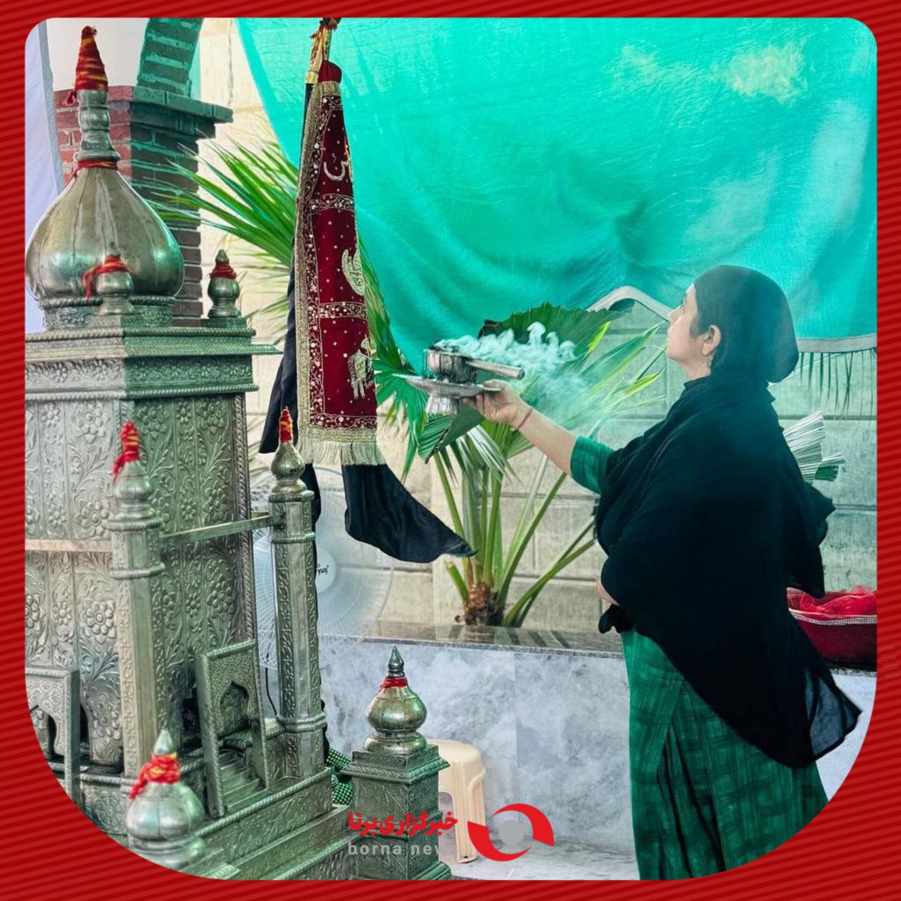 عکس/ عزاداری هندوها برای امام حسین (ع) در معبدی در پنجاب هندوستان