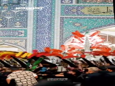 حال و هوای عزاداران حسینی در شب تاسوعا در حرم مطهر امام رضا(ع)