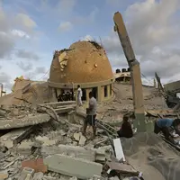 حمله هوایی رژیم صهیونیستی به یک مسجد در غزه