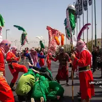 عکس/ آیین سنتی دسته‌های عزاداری بنی اسد در تهران