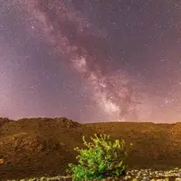 تصویر دیدنی از کهکشان راه شیری در آسمان یزد