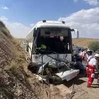 تصادف اتوبوس با خودرو سواری در خراسان‌شمالی؛ سه نفر جان‌باختند