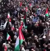 راهپیمایی مردم مشهد در محکومیت جنایات اسرائیل‌