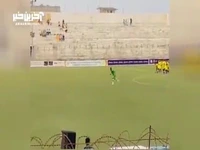 دورخیز جالب برای زدن ضربه پنالتی در فوتبال سومالی