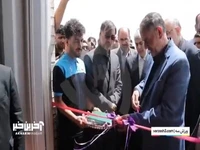 افتتاح سالن روستای زین‌آباد با حضور وزیر ورزش