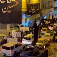 تظاهرات شبانه بحرینی‌ها در محکومیت جنایات رژیم صهیونیستی