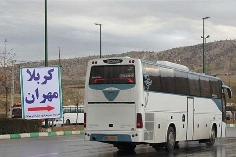 خدمات‌رسانی ناوگان اتوبوسرانی تهران از مهران تا کربلا