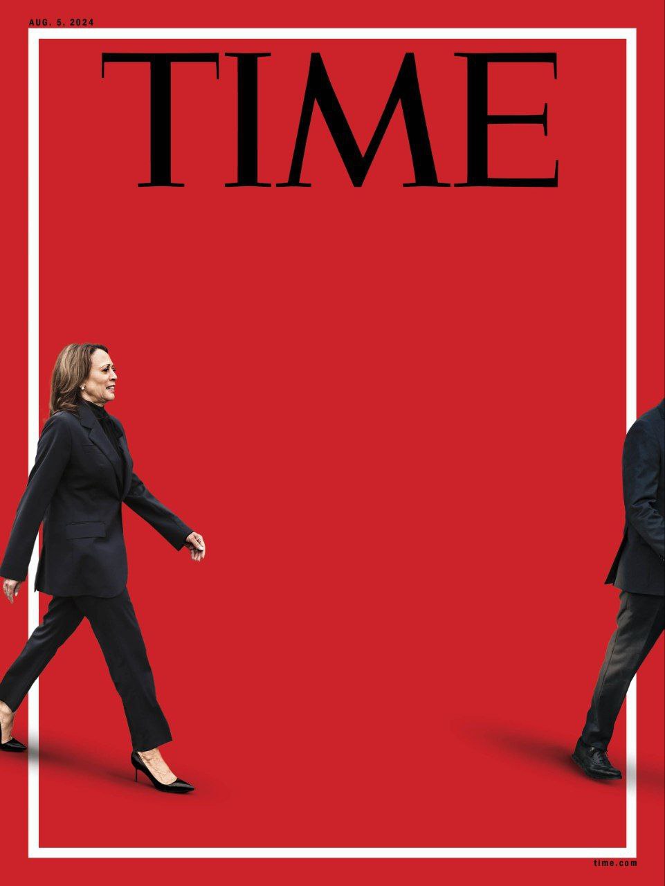 جلد مجله تایم بعد از انصراف بایدن