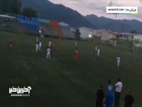 عجیب‌ترین مسابقه فوتبال ایران در تاریکی شب