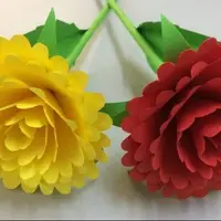 اینطوری با کاغذای رنگی گل درست کنید