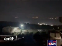 لحظۀ اصابت راکت حزب‌الله به شهرک صهیونیست‌نشین تسوریال