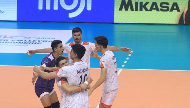 جوانان والیبال ایران قهرمانی آسیا را با برد آغاز کردند